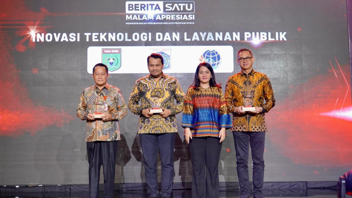 Kementerian ATR/BPN Raih Apresiasi BeritaSatu 2025 Kategori Inovasi Teknologi dan Layanan Publik