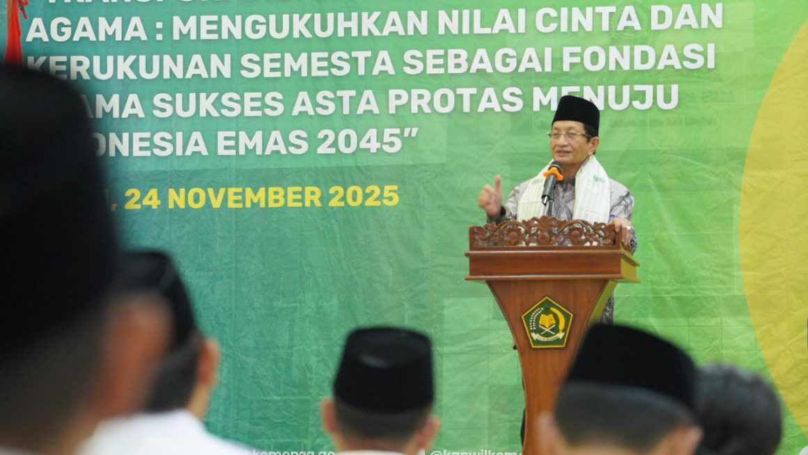 Menag RI Minta ASN Kanwil Kemenag Sumut Jadi Pribadi yang Mukhlas