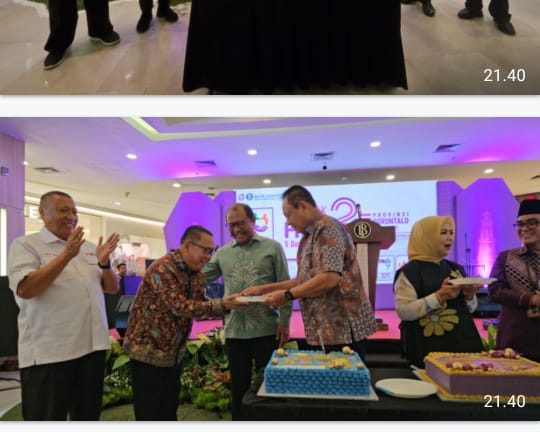 HUT Provinsi Gorontalo ke-25 dan HUT BPJS Ketenagakerjaan ke-48 Meriah, Gubernur Gusnar dan Kakacab Sanco Duet “Mardua Holong”