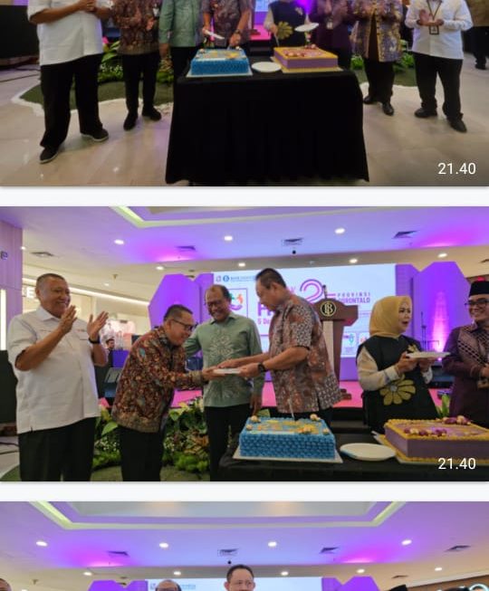 HUT Provinsi Gorontalo ke-25 dan HUT BPJS Ketenagakerjaan ke-48 Meriah, Gubernur Gusnar dan Kakacab Sanco Duet “Mardua Holong”