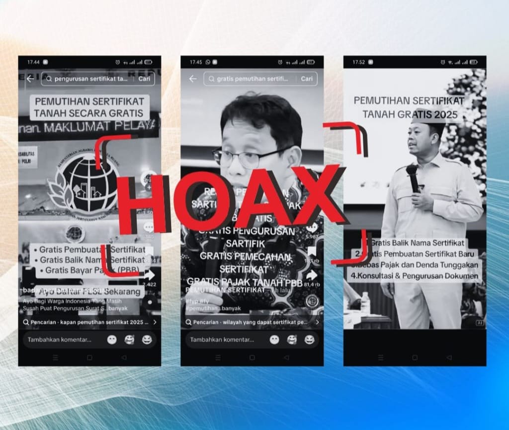 Kantor Pertanahan Kota Medan Tegaskan Tidak Ada Pemutihan Sertipikat Tanah, Masyarakat Diminta Waspada Hoax