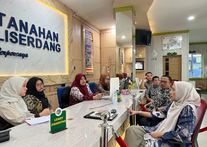 Jelang Nataru, Kantor Pertanahan Deli Serdang Melaksanakan Coaching Clinic ke Petugas Loket