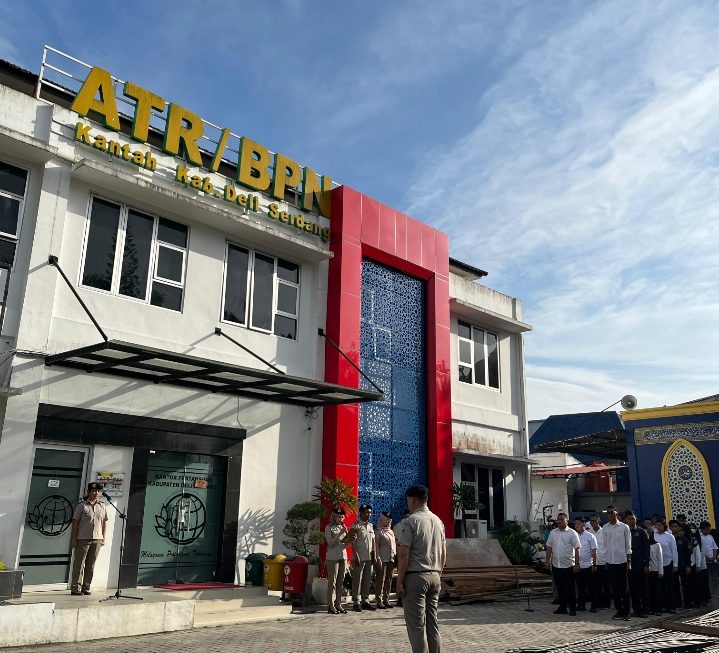Apel Pagi di Kantor Pertanahan Deli Serdang: Kukuhkan Disiplin dan Semangat Pengabdian