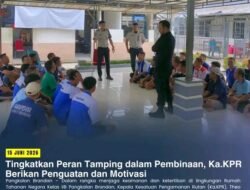 Tingkatkan Peran Tamping dalam Pembinaan, Ka.KPR Berikan Penguatan dan Motivasi