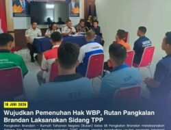 Wujudkan Penemuan Hak WBP Rutan pangkalan Brandan Laksanakan Sidang TPP