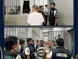 Komitmen zero Halinar Petugas Lapas Binjai kembali Razia Blok Hunian warga Binaan