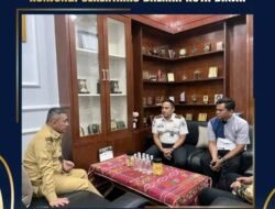 Jalin Silaturahmi Kelapa Lapas Binjaikunjungi Sekretaris Daerah kota Binjai