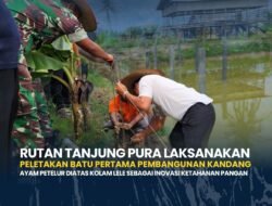 Rutan Tanjung Pura Bangun Kandang Ayam Petelur di Atas Kolam Lele, Perkuat Ketahanan Pangan Terpadu
