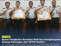 Rutan Pangkalan Brandan Raih dua Penghargaan Kinerja keuangan dari KPPN Medan l