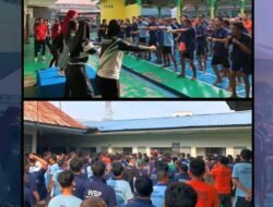 Jaga Kebugaran dan Pererat Kebersamaan, Rutan Pangkalan Brandan Gelar Senam Bersama Petugas dan WBP