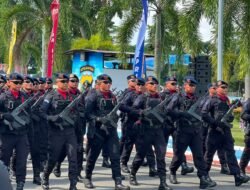 Semarak Hari Bhayangkara Ke-80, Karutan Batam Hadiri Upacara di Polda Kepulauan Riau.