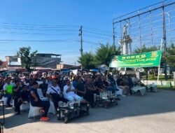 Satukan Kebersamaan dan Perkuat Harmoni Anak Bangsa, Dandenpom I/5 Medan Gelar Nobar Piala Dunia Bersama Masyarakat Belawan