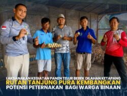 Panen Perdana Telur Bebek, Rutan Tanjung Pura Kembangkan Potensi Peternakan Warga Binaan