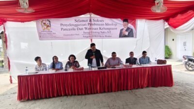 Gelar Penyebarluasan Ideologi Pancasila dan Wawasan Kebangsaan, Jusup Ginting Suka Ajak Permata GBKP Perkuat Pancasila dan Jauhi Bahaya Narkoba