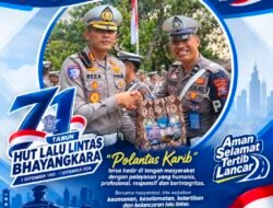 HUT Lalu Lintas Bhayangkara ke-71, Dirlantas Polda Sumbar Reza Chairul Akbar Perkuat Pengabdian dan Pelayanan Masyarakat